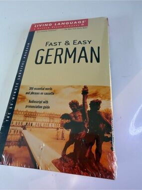 Vintage in shrink wrap Living Language Fast & Easy German - 60 minuteCassette